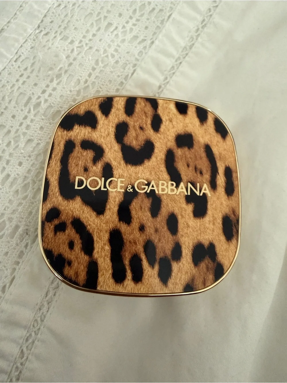 Dolce & Gabbana Leopard Compact Eyeshadow Quad - Champagne, Taupe, Sand, Bronze
